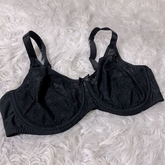 GLAMORISE bra Under Wire Lace detail adjustable straps women NWOT women sz 44D - Picture 8 of 8